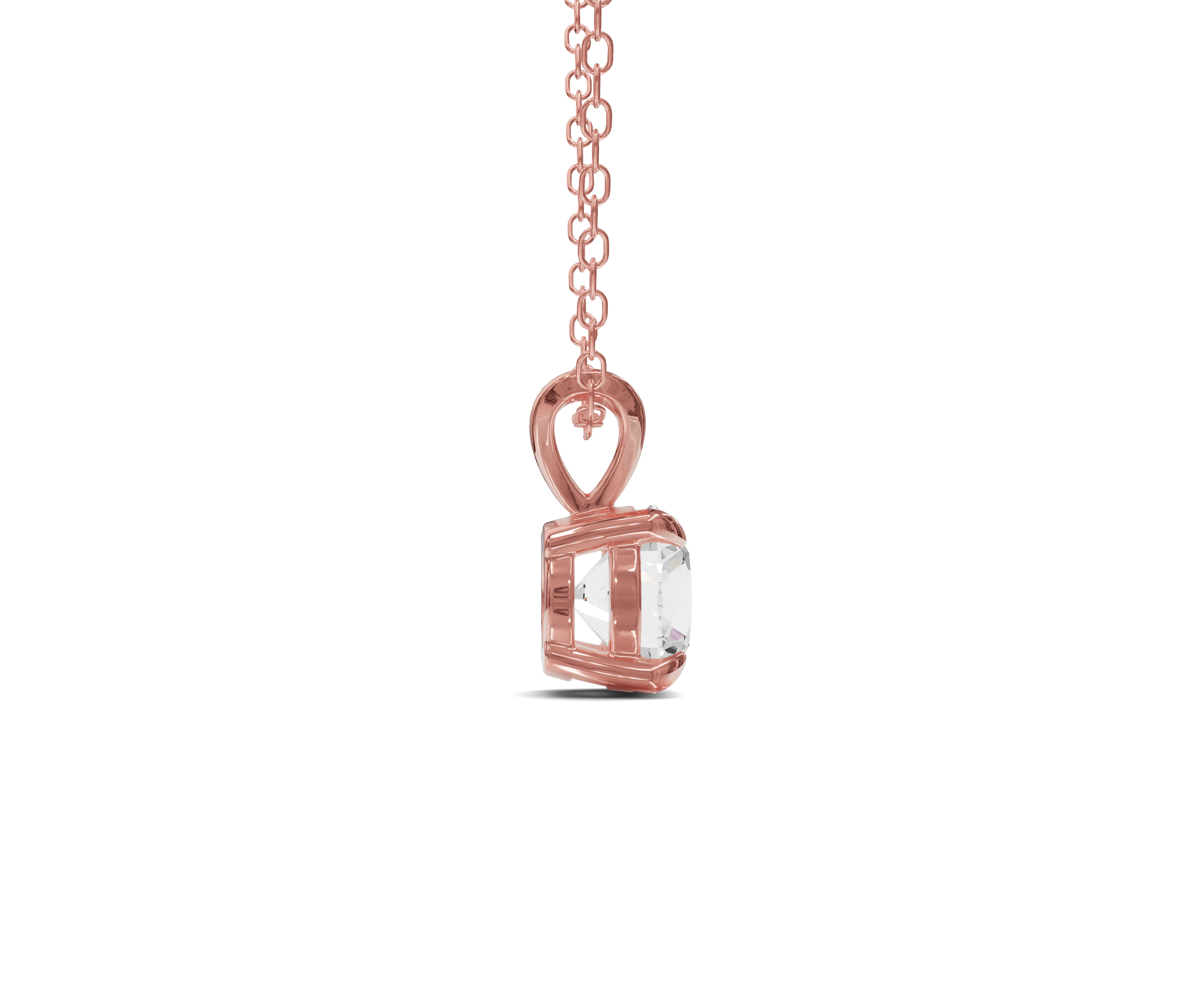Classic Charm 1ct Round Diamond Pendant