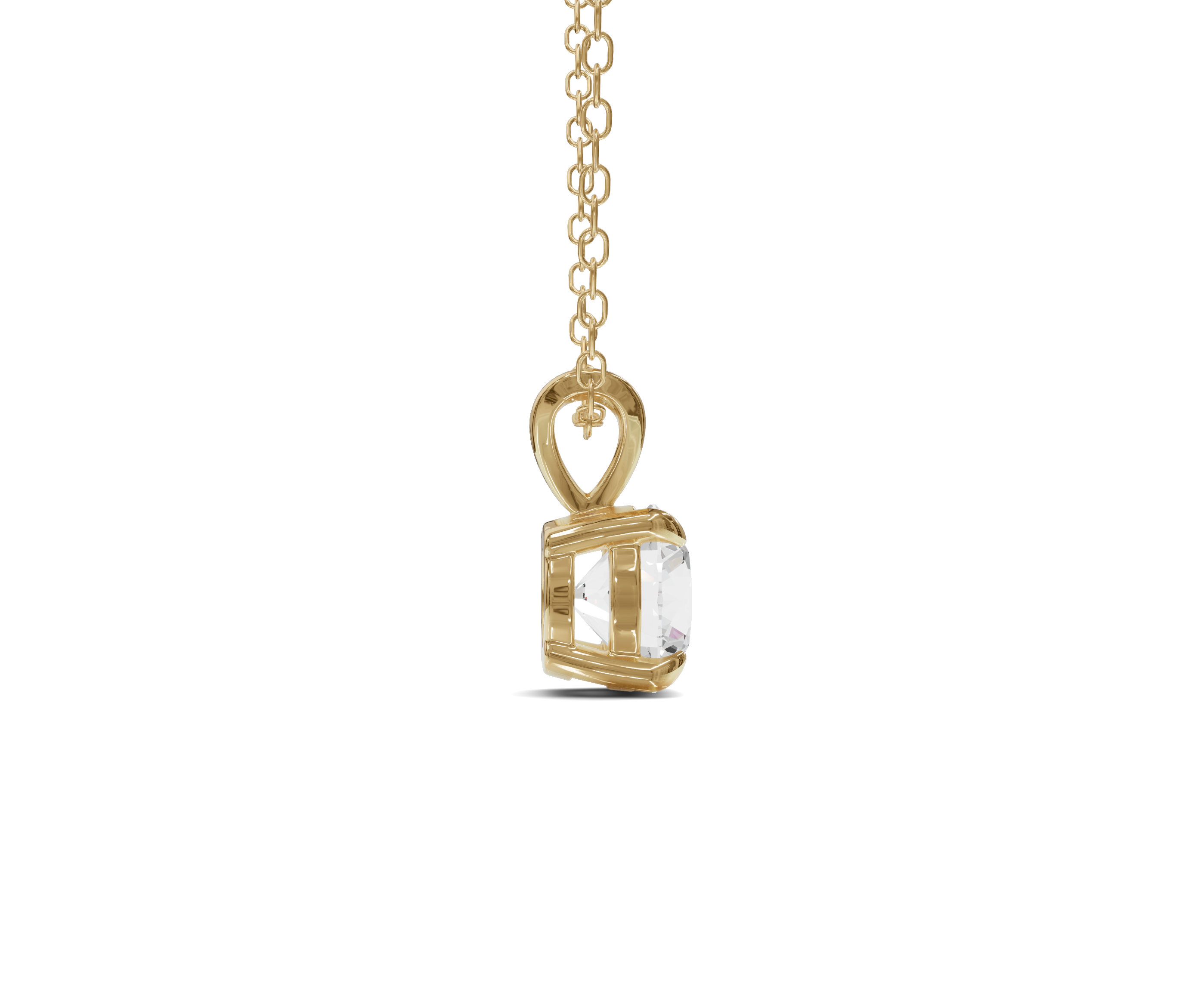 Classic Charm 1ct Round Diamond Pendant