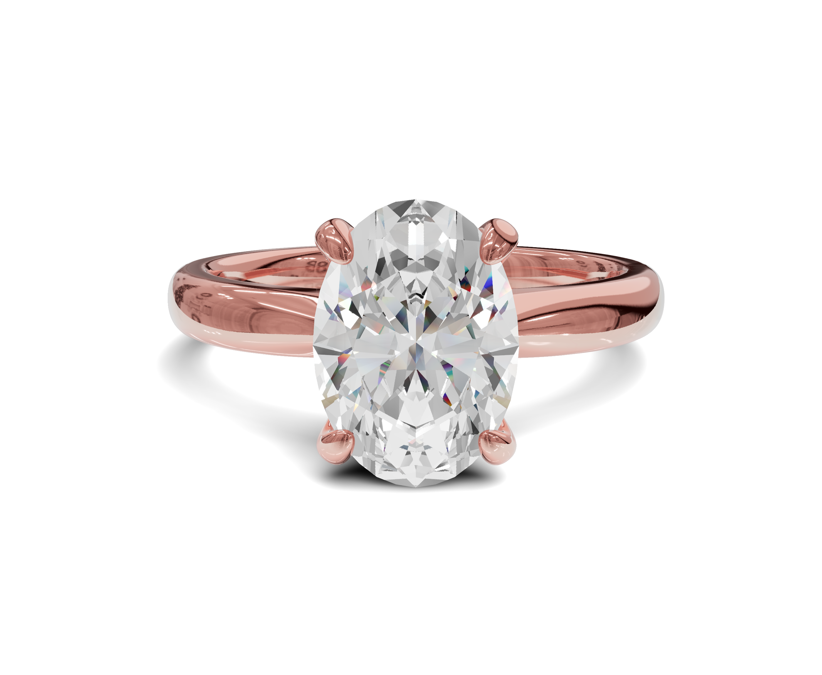 Oval Diamond Engagement Ring | Oval 2 Ct. - Chicory Jewel
