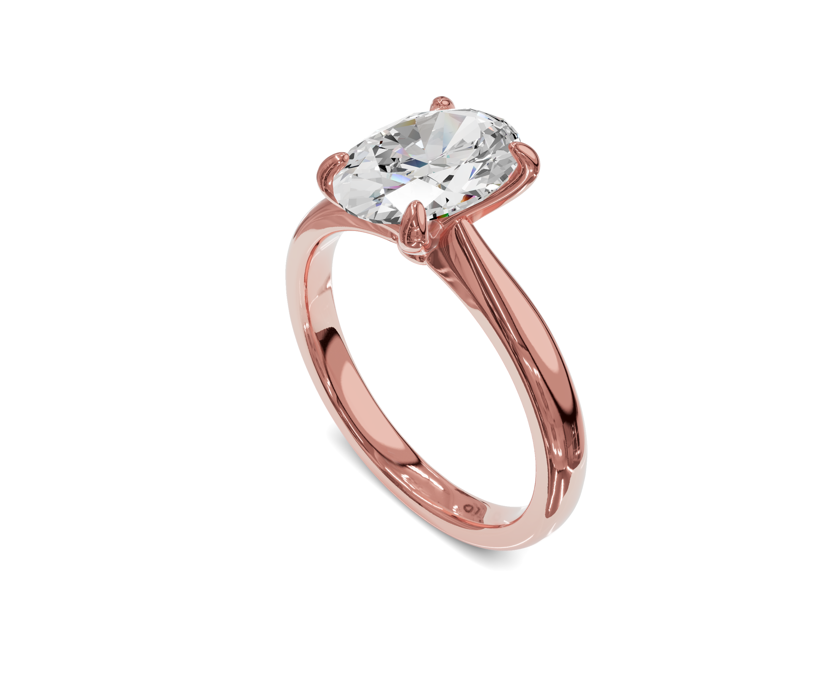 Oval Diamond Engagement Ring | Oval 2 Ct. - Chicory Jewel