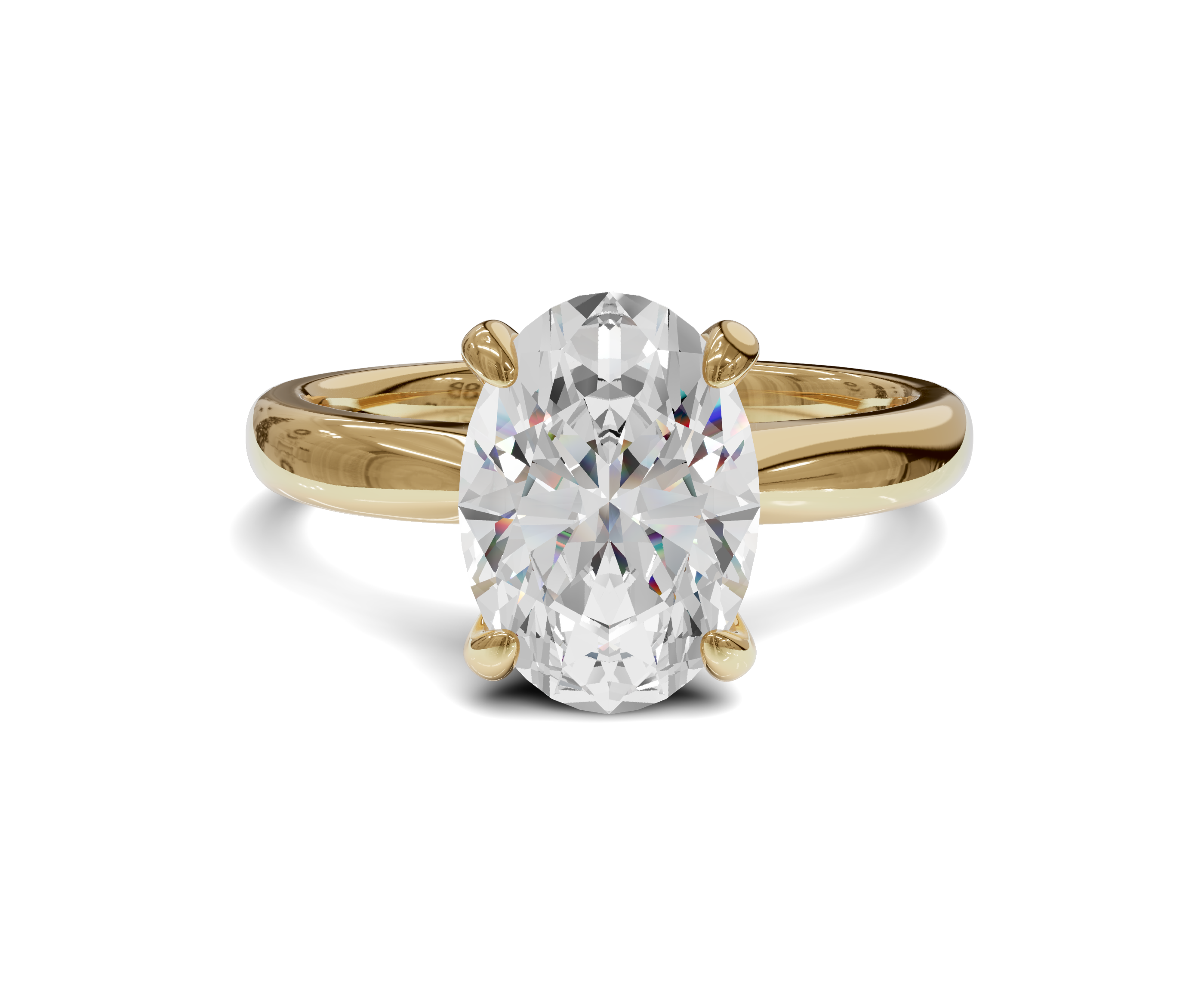 Oval Diamond Engagement Ring | Oval 2 Ct. - Chicory Jewel