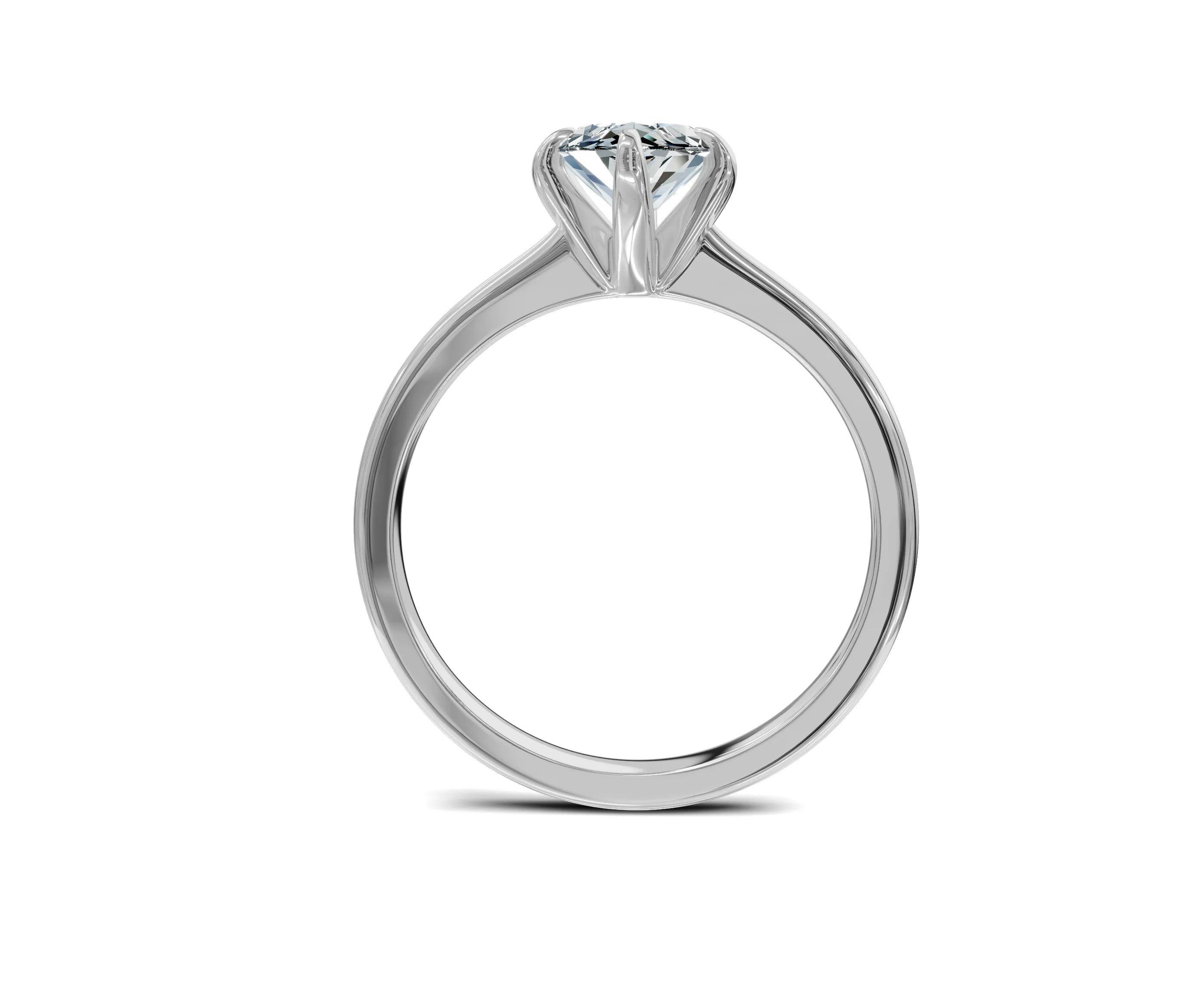 1.5Ct Marquise Solitaire Engagement Ring
