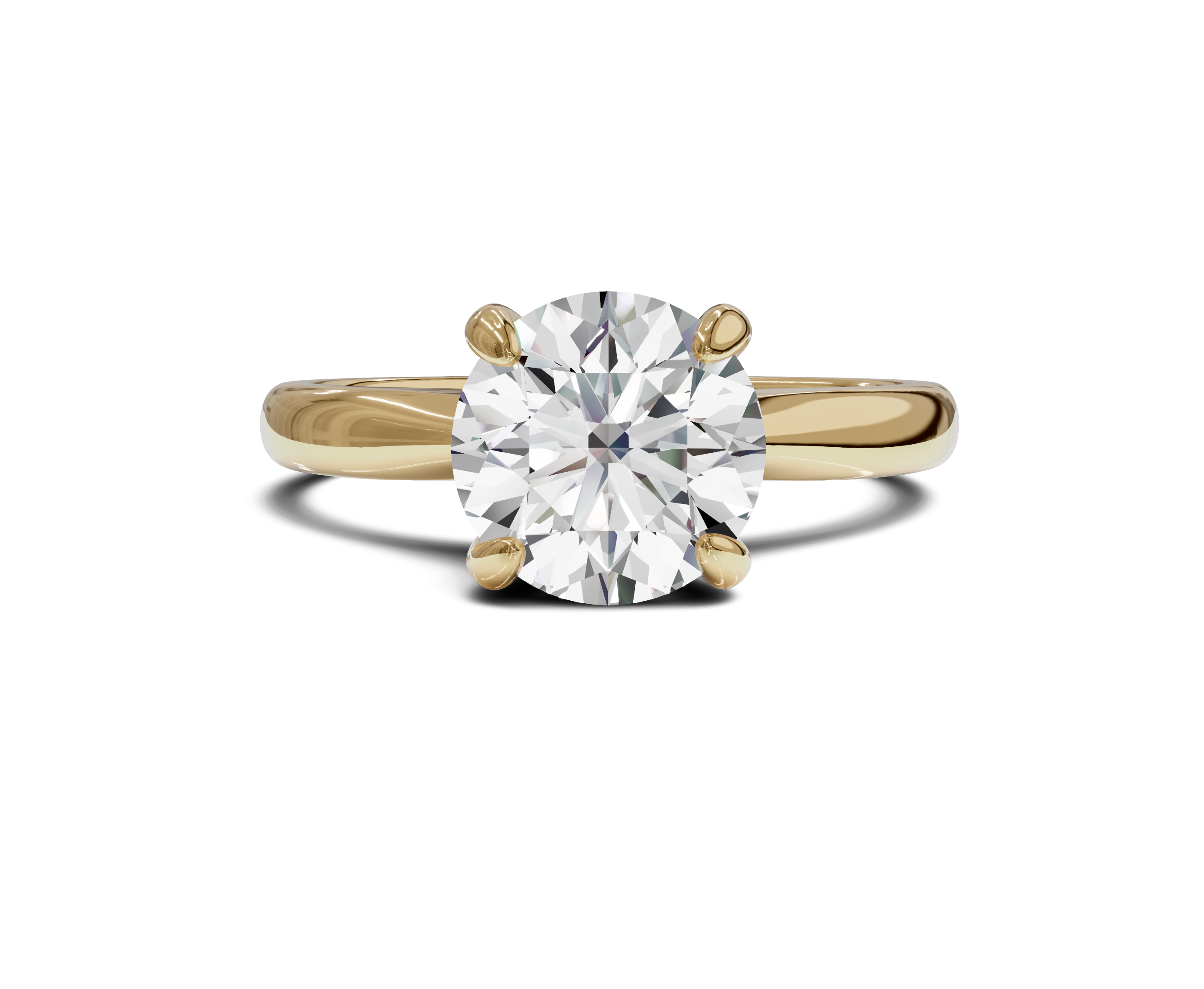 Classic Elegance 1.55ct Solitaire Round Diamond Ring - Chicory Jewel
