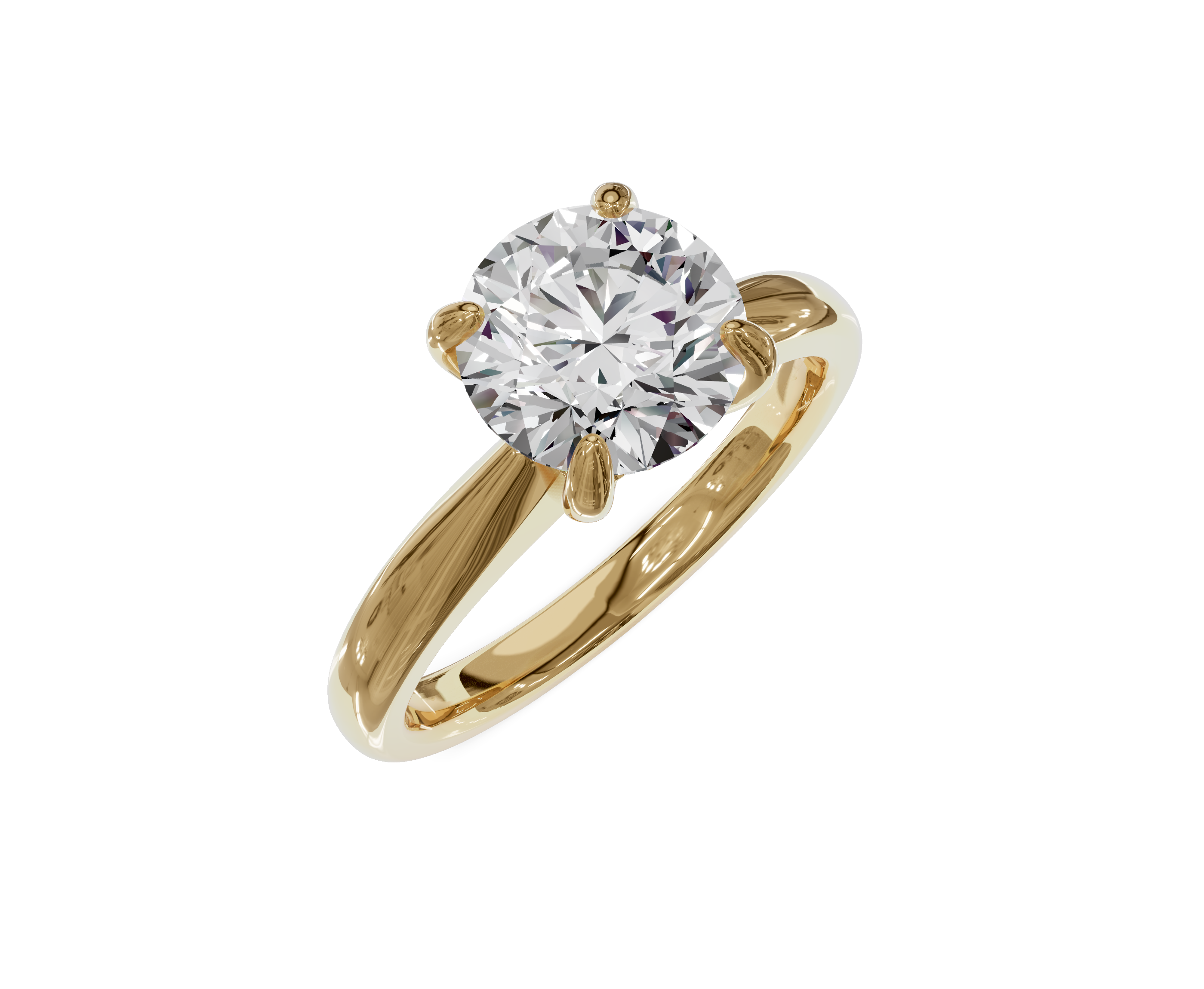 Classic Elegance 1.55ct Solitaire Round Diamond Ring - Chicory Jewel