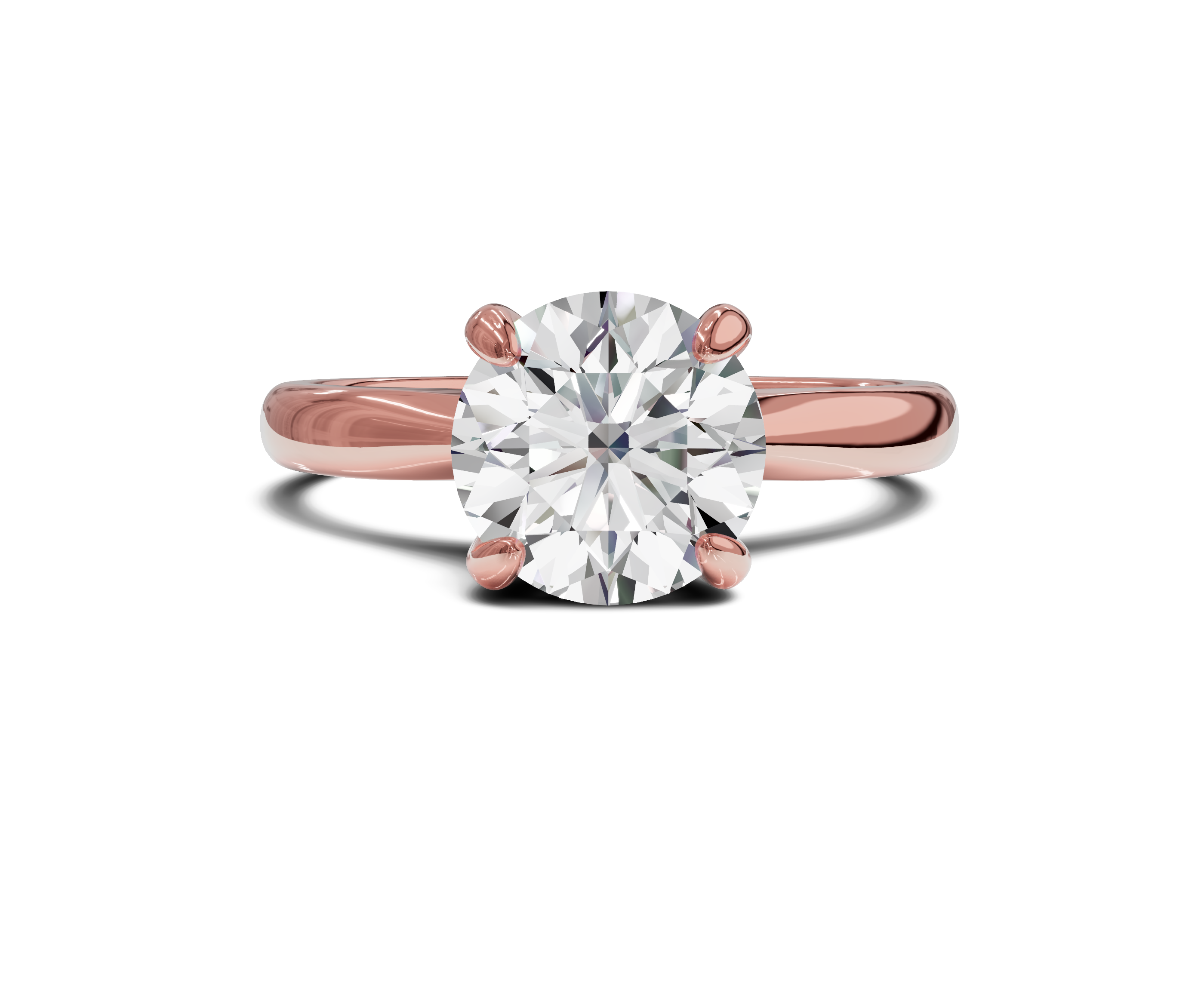 Classic Elegance 1.55ct Solitaire Round Diamond Ring - Chicory Jewel