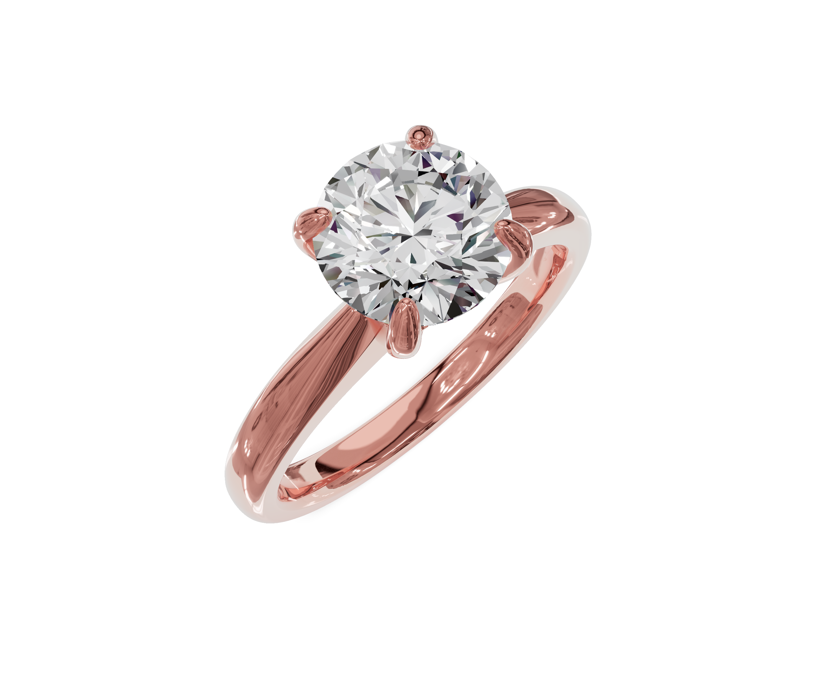 Classic Elegance 1.55ct Solitaire Round Diamond Ring - Chicory Jewel