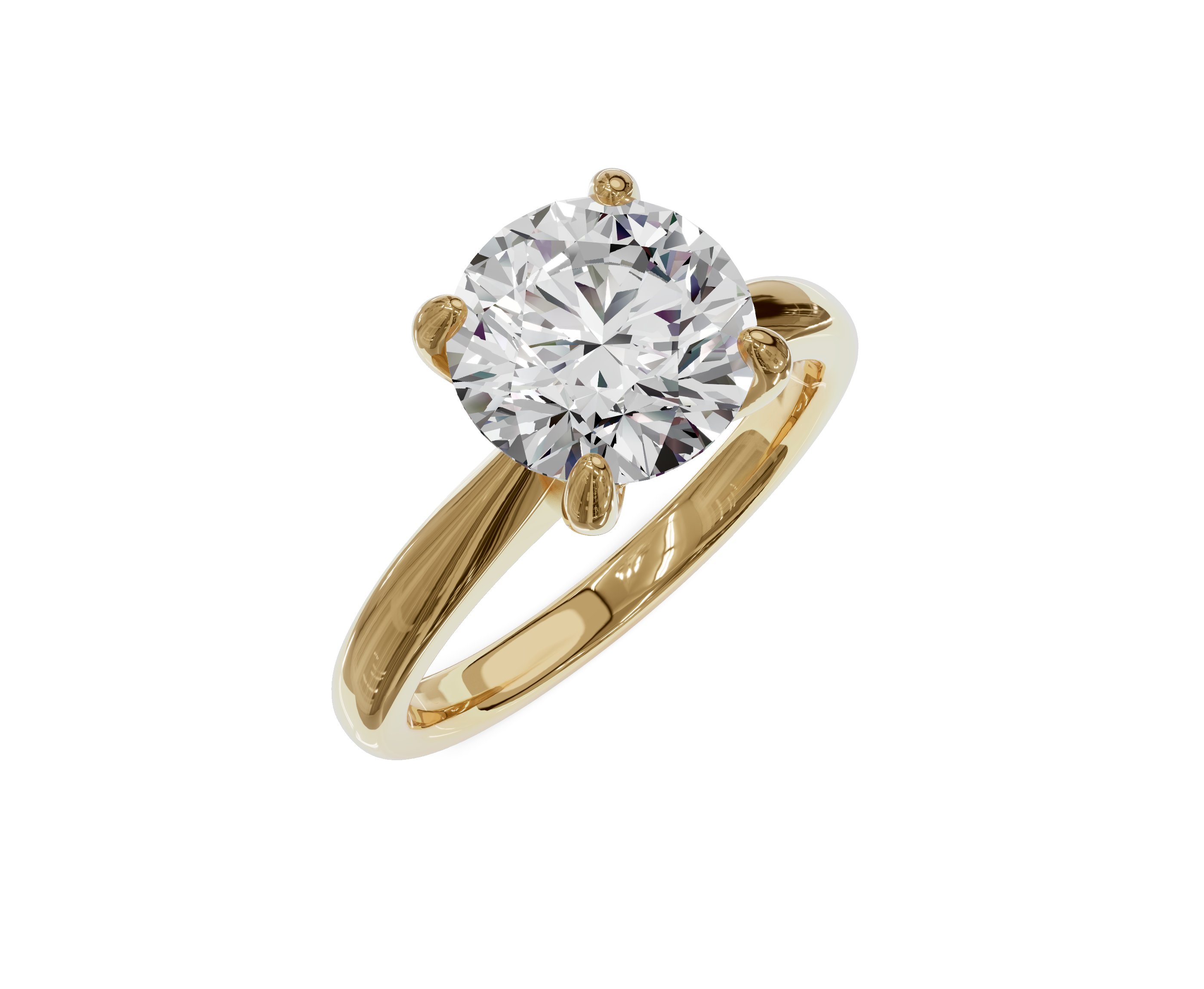 Classic Elegance 2.05ct Solitaire Round Diamond Ring - Chicory Jewel
