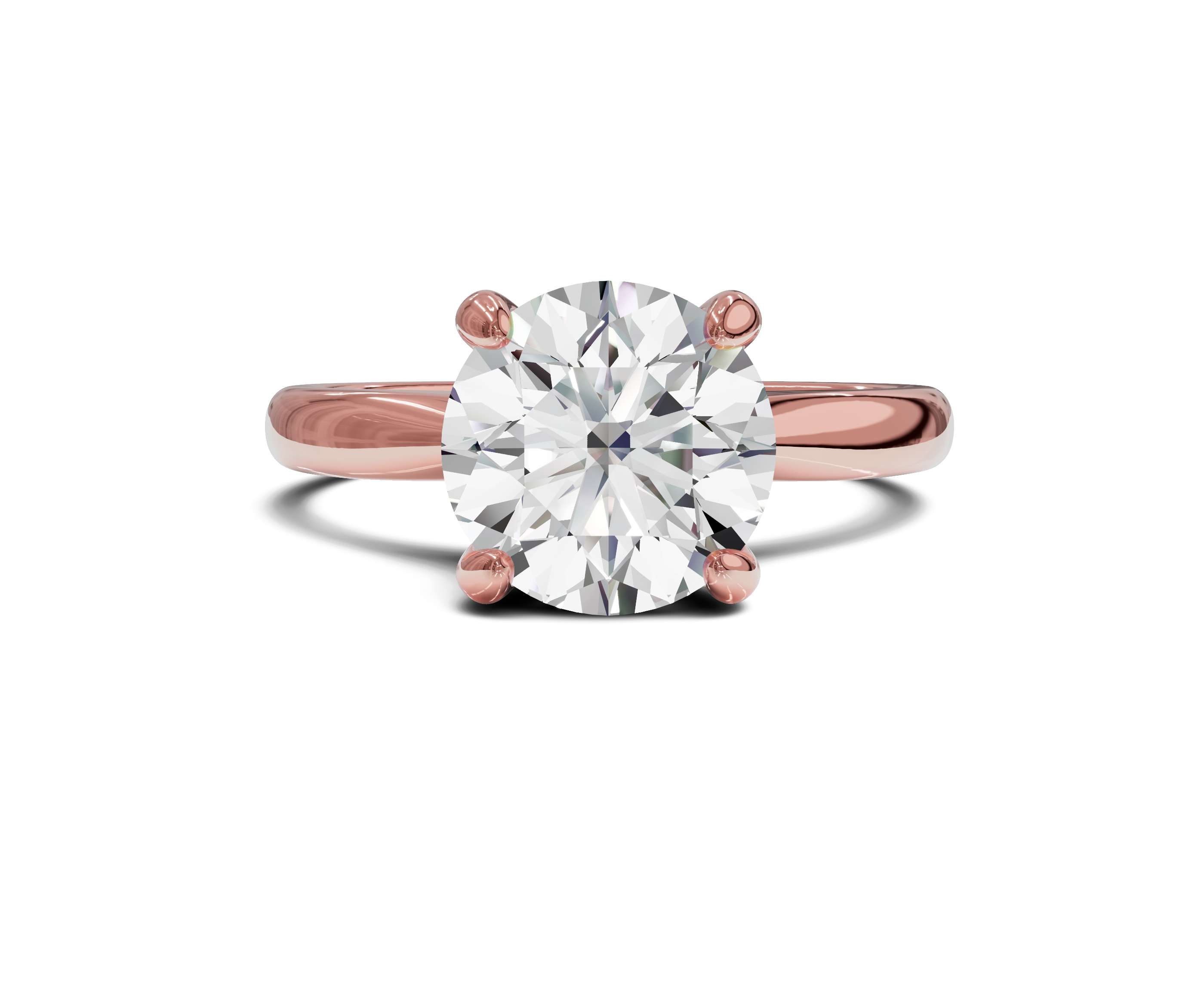 Classic Elegance 2.05ct Solitaire Round Diamond Ring - Chicory Jewel