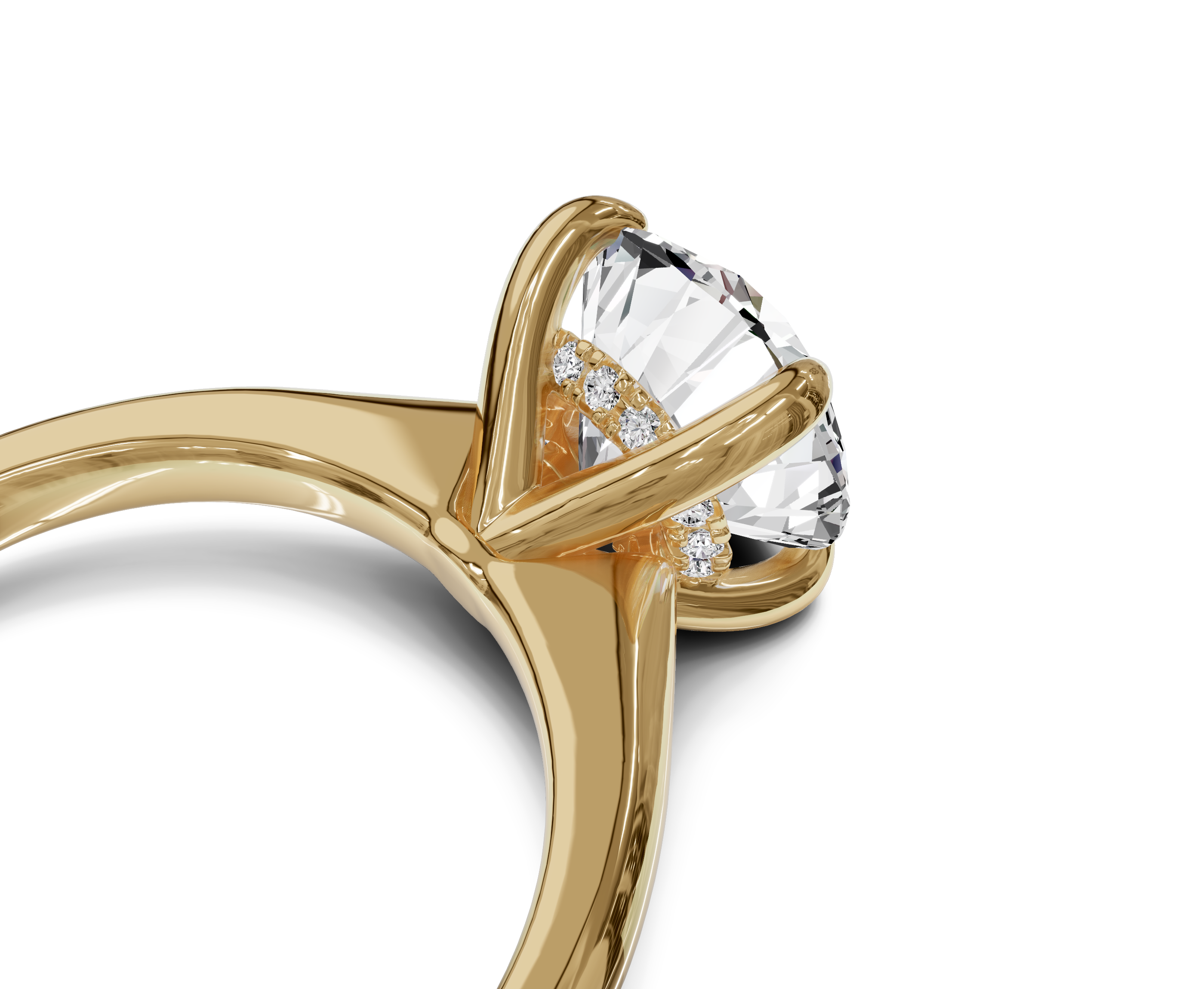 Classic Elegance 2.55ct Solitaire Round Diamond Ring - Chicory Jewel