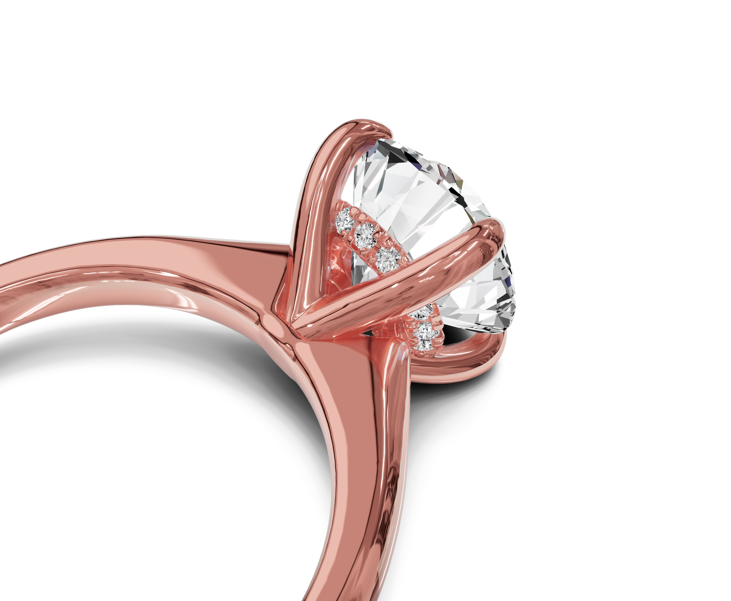 Classic Elegance 2.55ct Solitaire Round Diamond Ring - Chicory Jewel