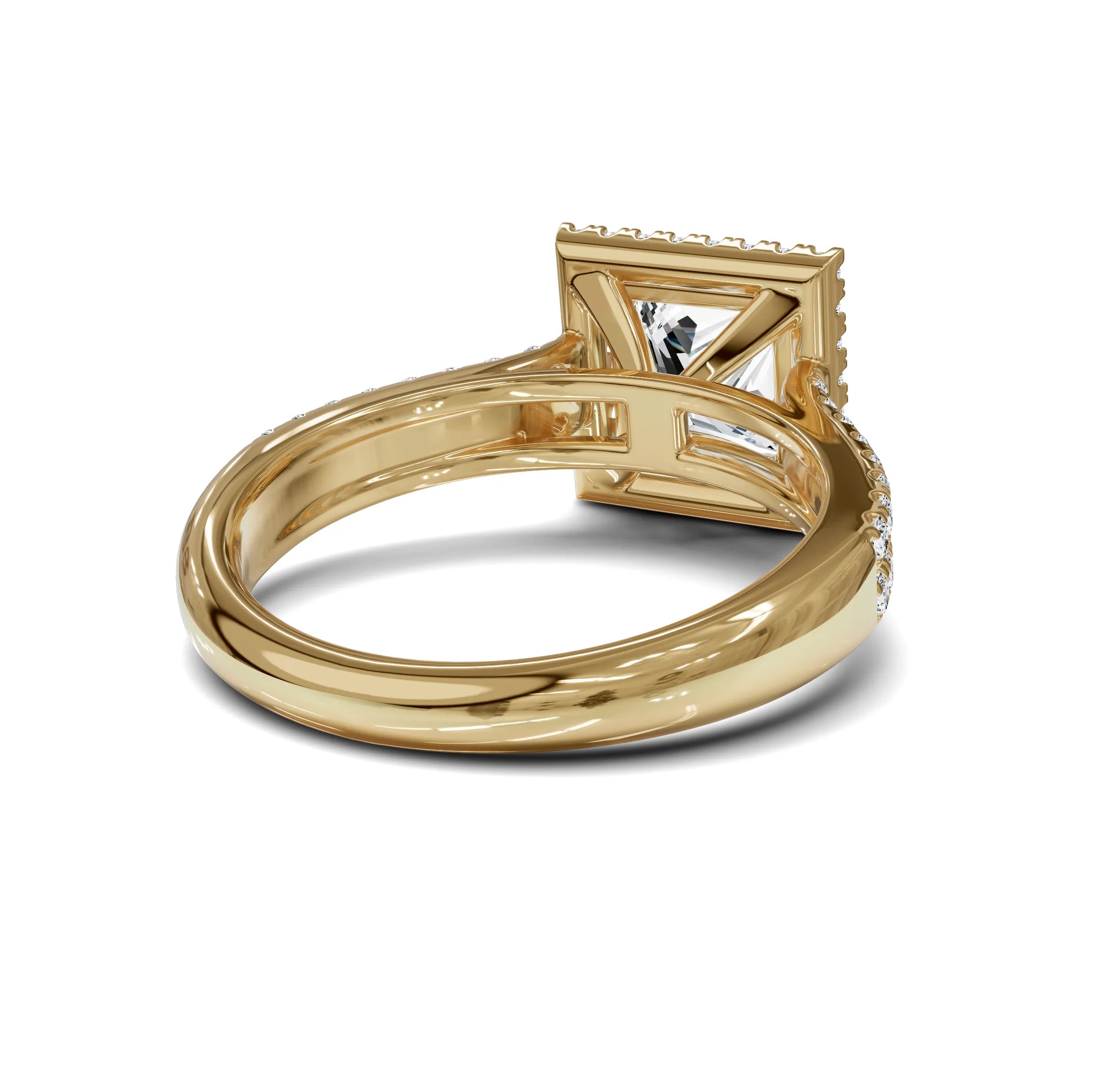 Princess cut diamond Engagement rings | Chicory Jewel