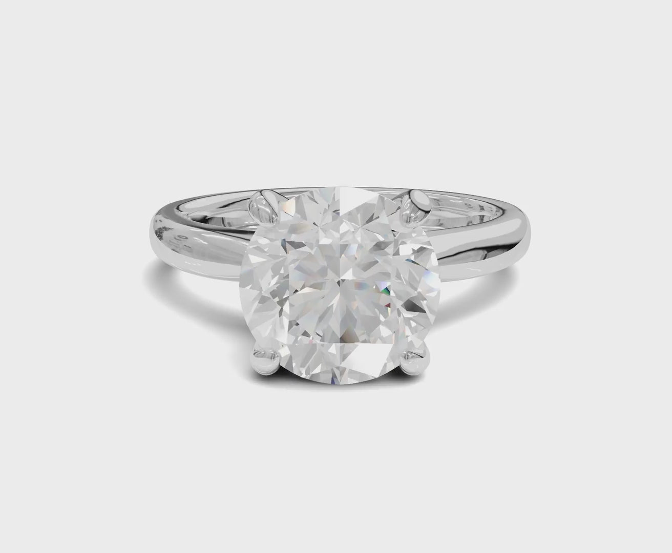 Classic Elegance 2.55ct Solitaire Round Diamond Ring