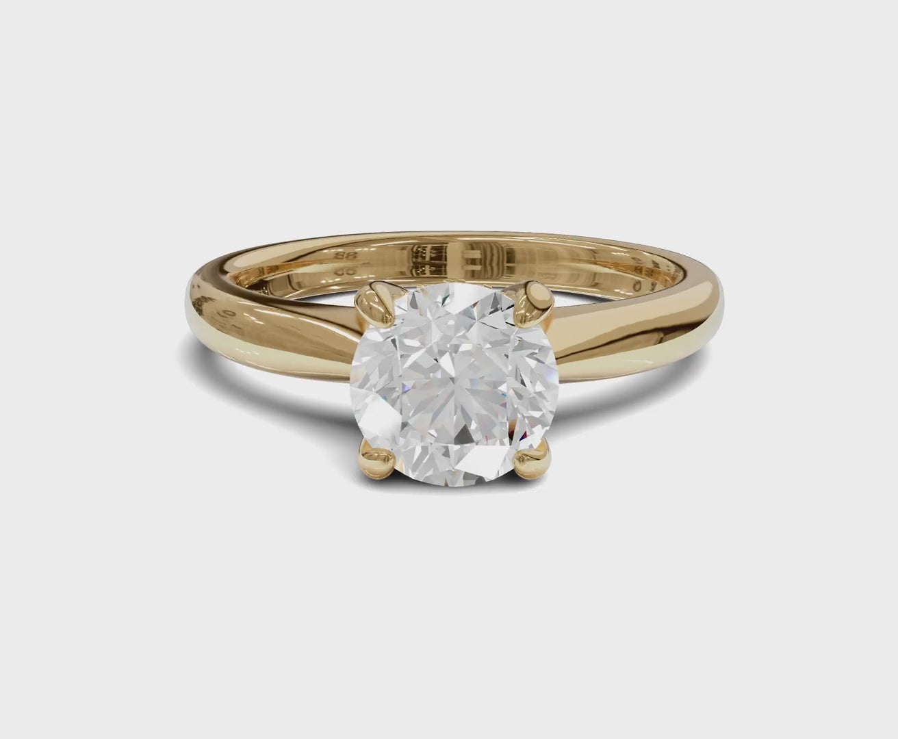 Classic Elegance 1.10ct Solitaire Round Diamond Ring