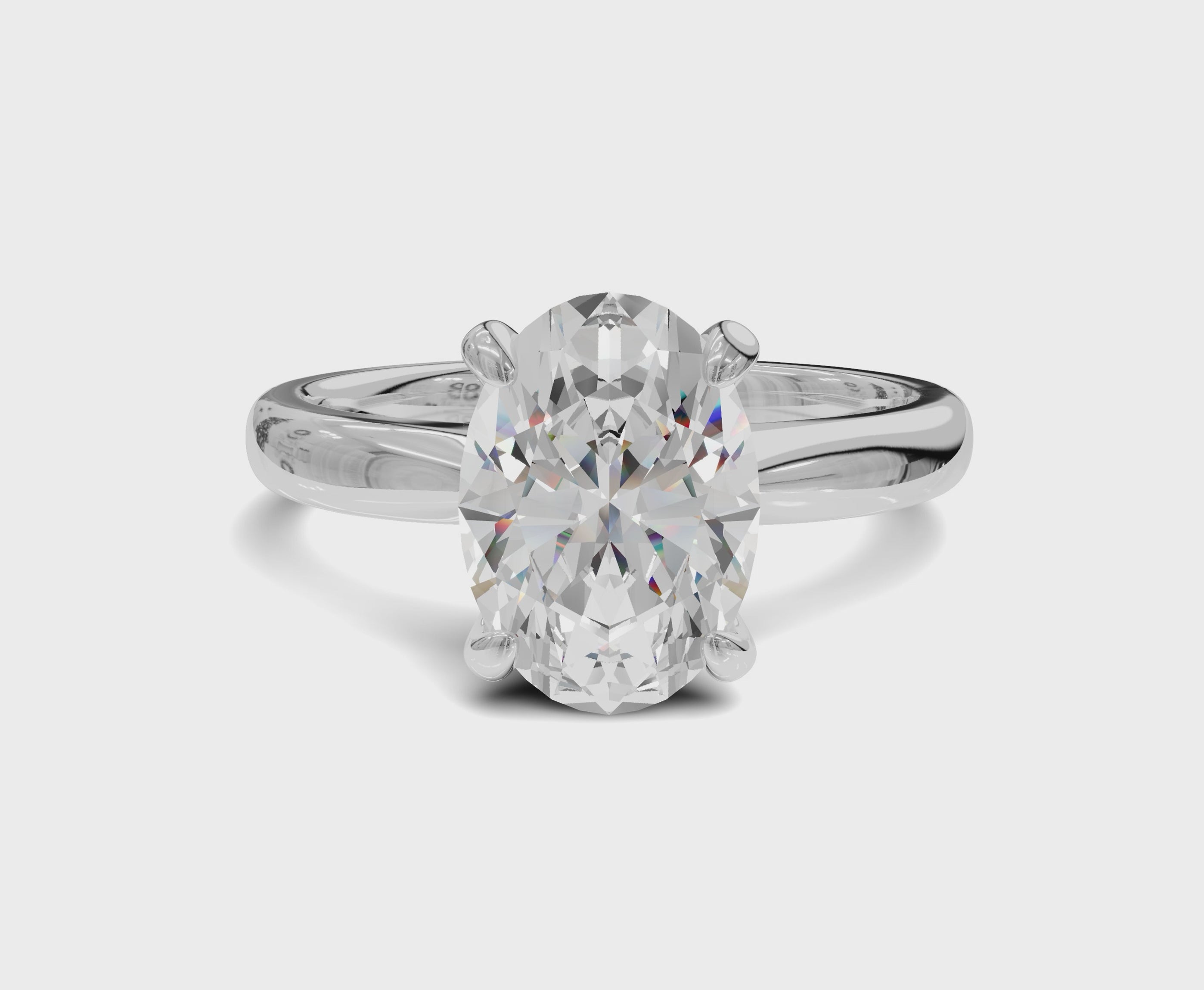 Oval Diamond Engagement Ring | Oval 2 Ct.