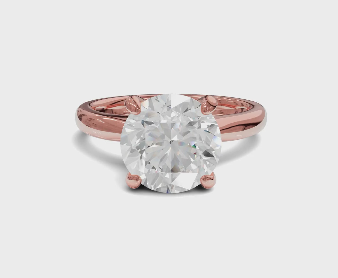 Classic Elegance 2.55ct Solitaire Round Diamond Ring