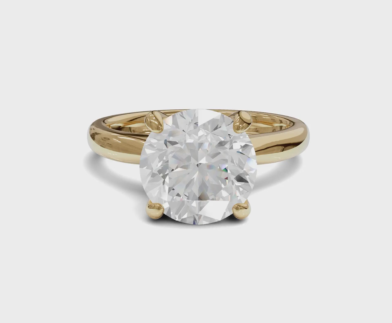 Classic Elegance 2.55ct Solitaire Round Diamond Ring