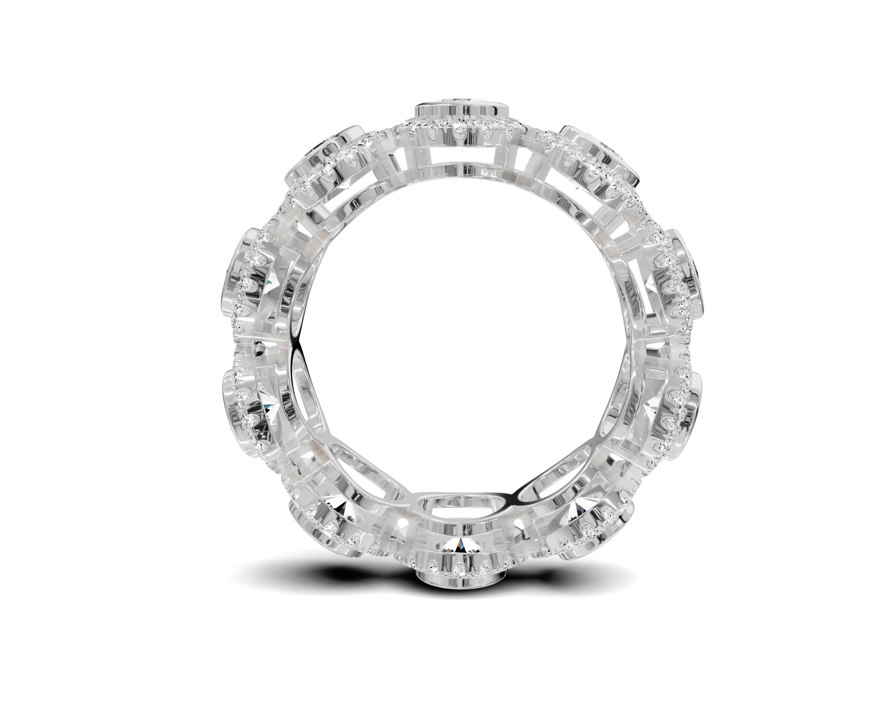 Fashion Eternity Band | Modern Diamond Style Ring