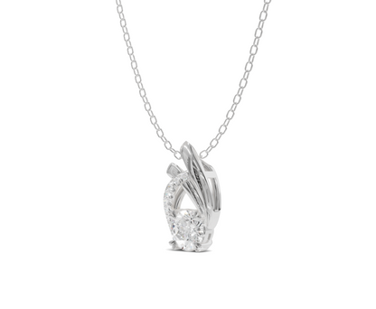 Celestial Loop Diamond Pendant