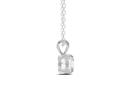 Classic Charm 1ct Round Diamond Pendant - Chicory Jewel