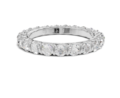 Classic & Luxurious Diamond Wedding Bands | Round Cut