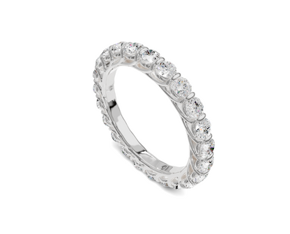 Classic & Luxurious Diamond Wedding Bands | Round Cut