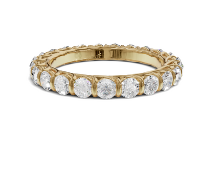 Classic & Luxurious Diamond Wedding Bands | Round Cut