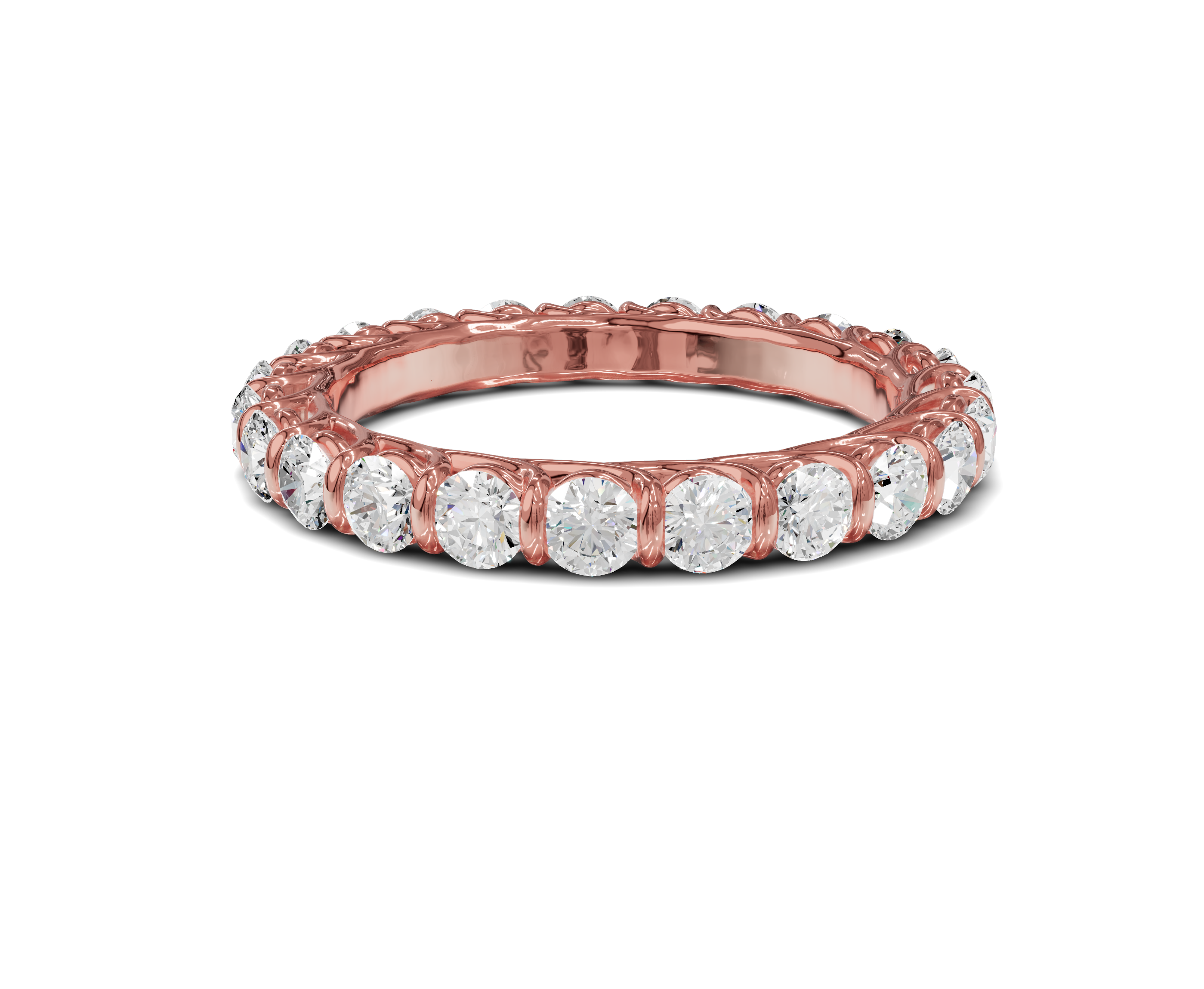 Classic & Luxurious Diamond Wedding Bands | Round Cut