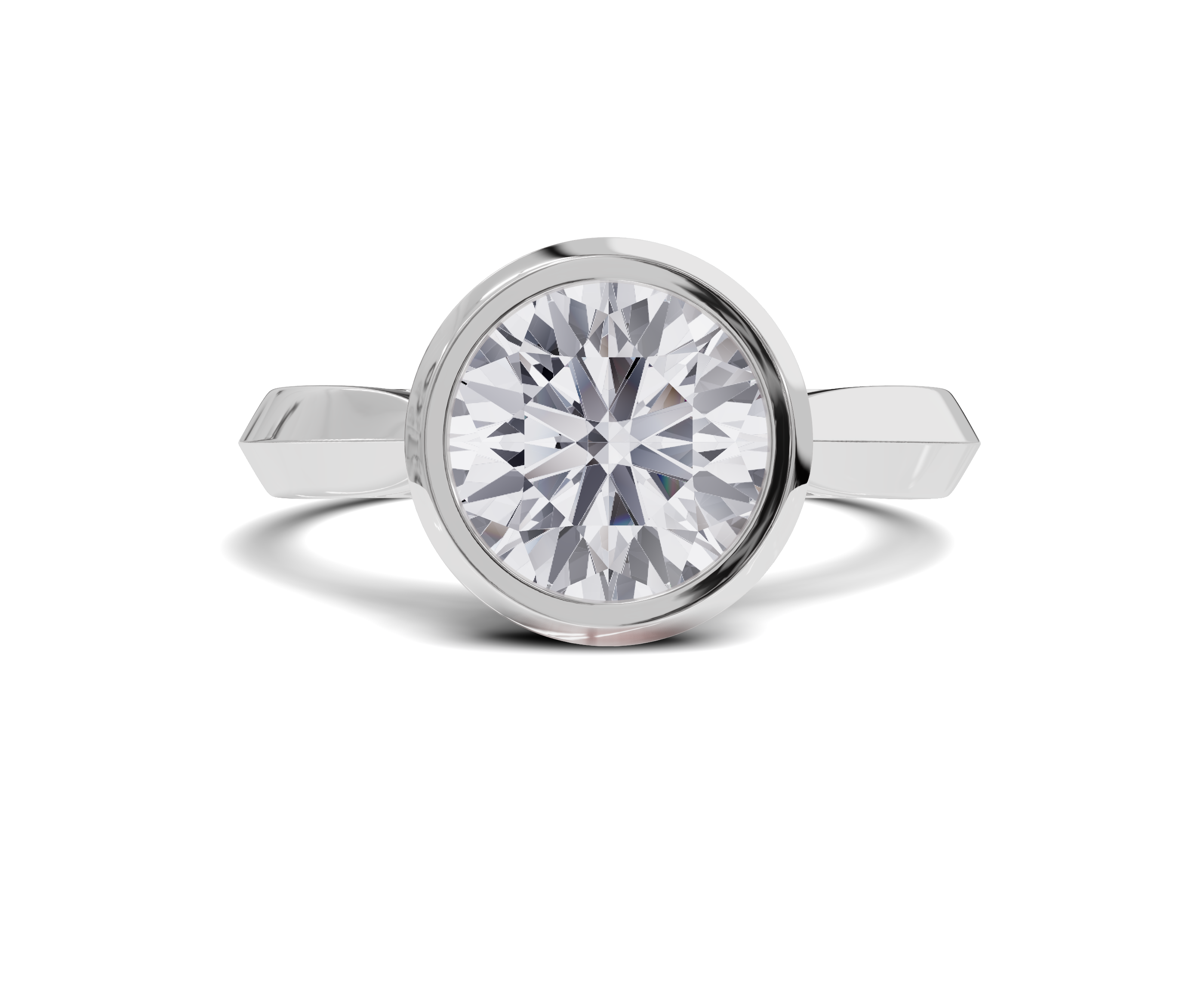 Classic Round cut engagement Ring | Solitaire |Chicory Jewel