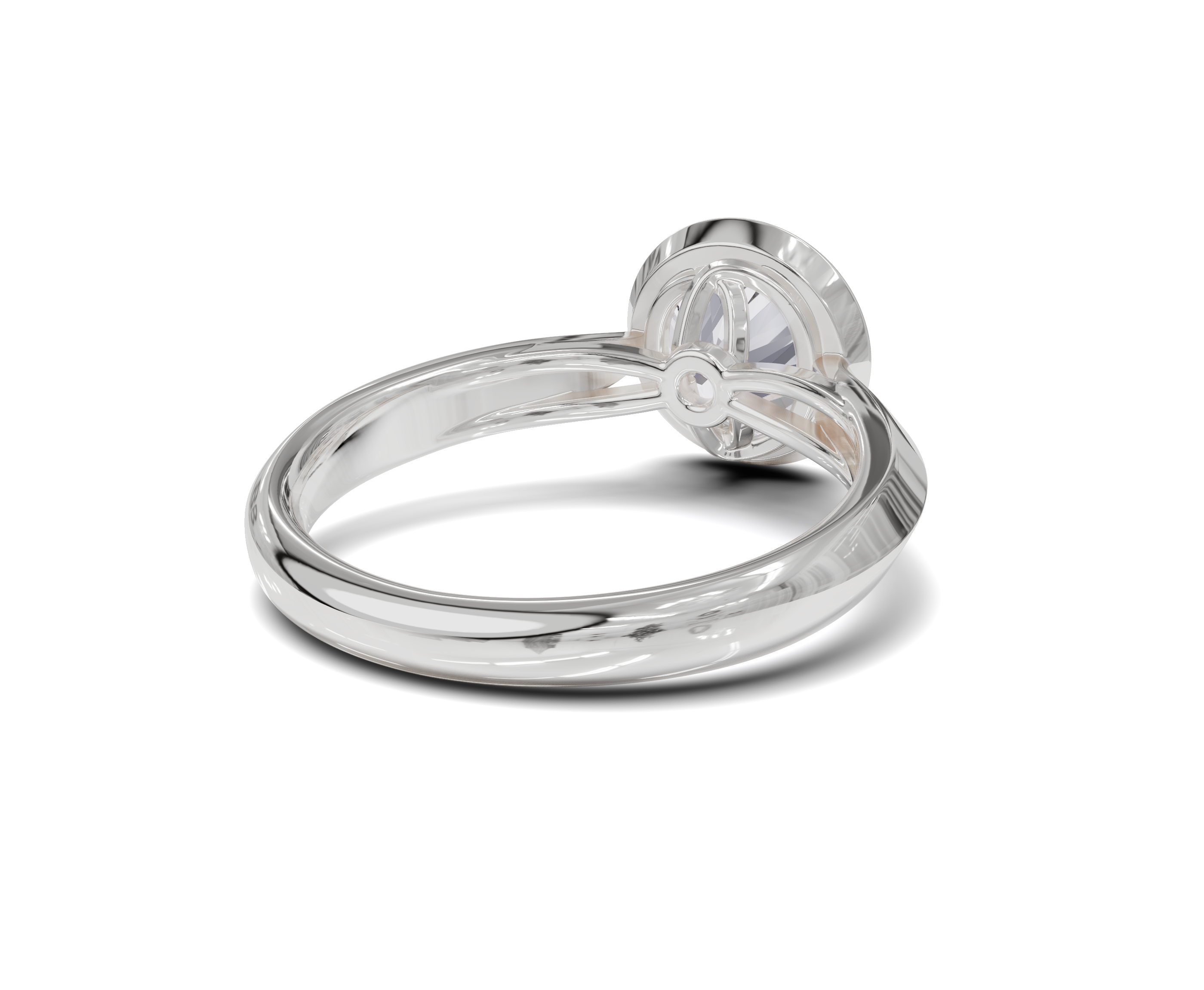 Classic Round cut engagement Ring | Solitaire |Chicory Jewel