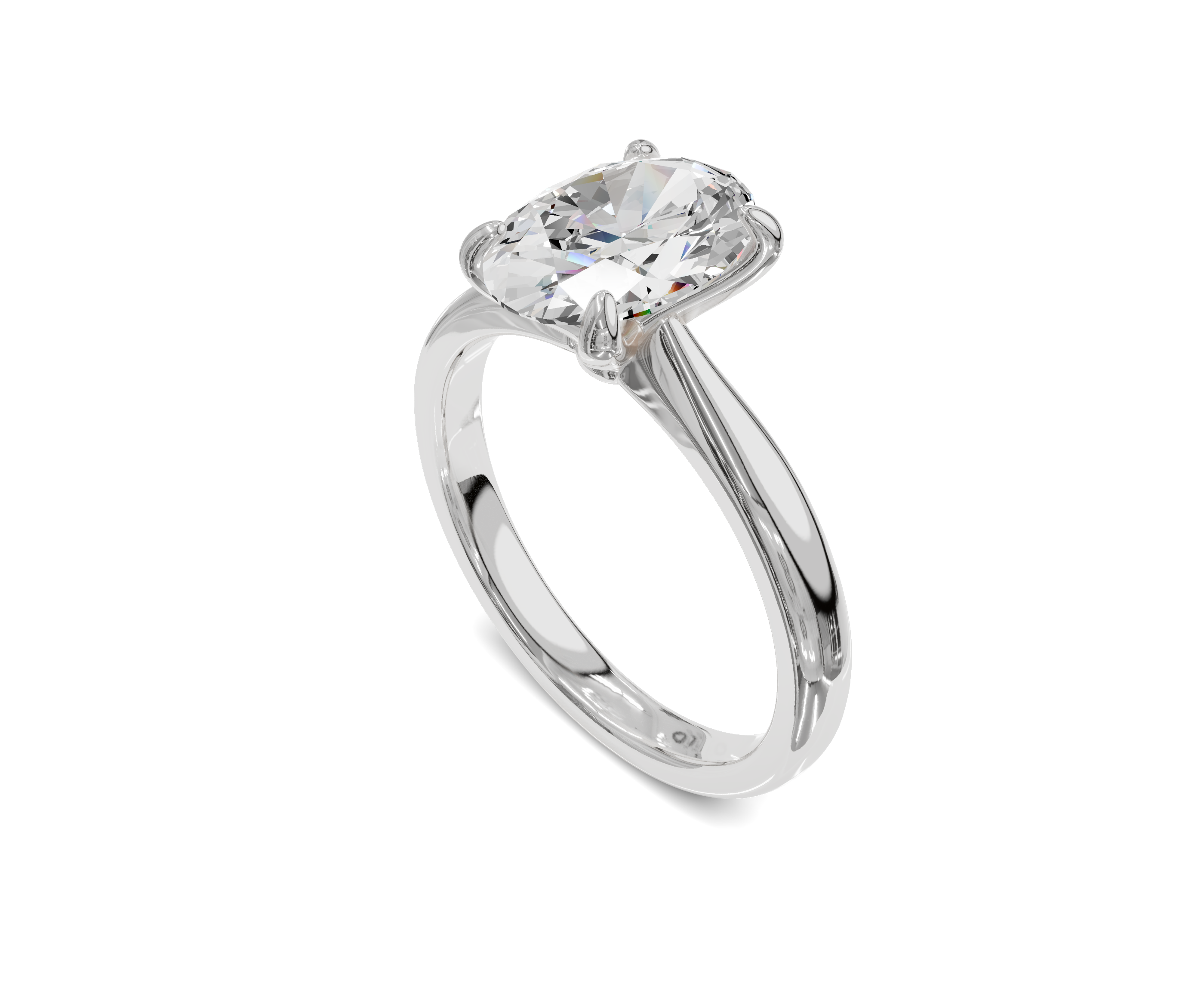Oval Diamond Engagement Ring | Oval 2 Ct. - Chicory Jewel