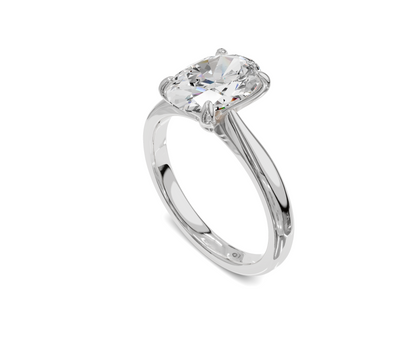 Oval Diamond Engagement Ring | Oval 2 Ct. - Chicory Jewel