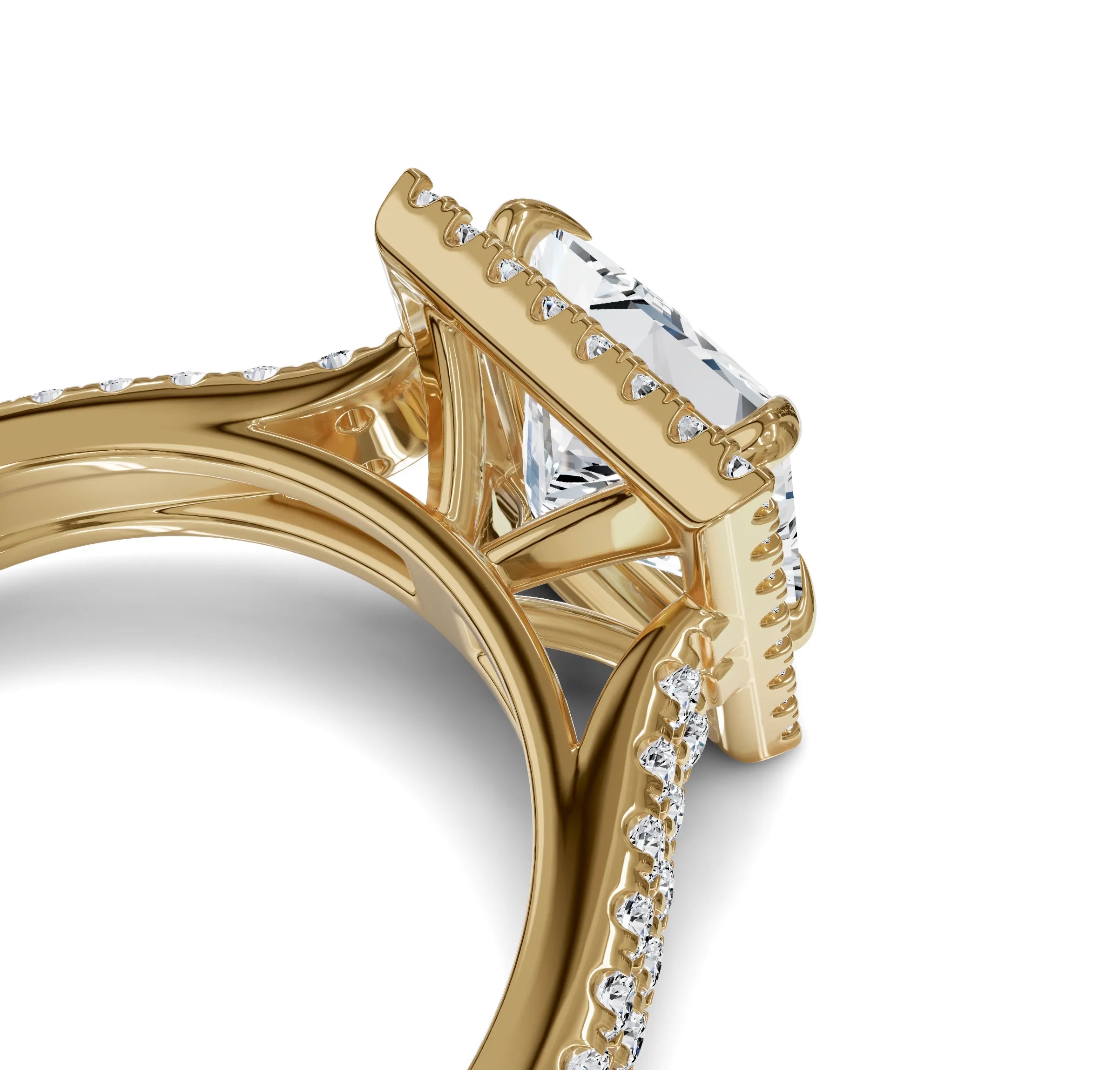 Princess cut diamond Engagement rings | Chicory Jewel