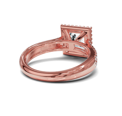 Princess cut diamond Engagement rings | Chicory Jewel