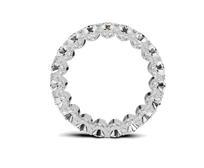 Oval Diamond Eternity Band 4.50ct Wedding Band - Chicory Jewel