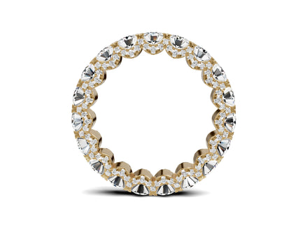 Oval Diamond Eternity Band 4.50ct Wedding Band - Chicory Jewel