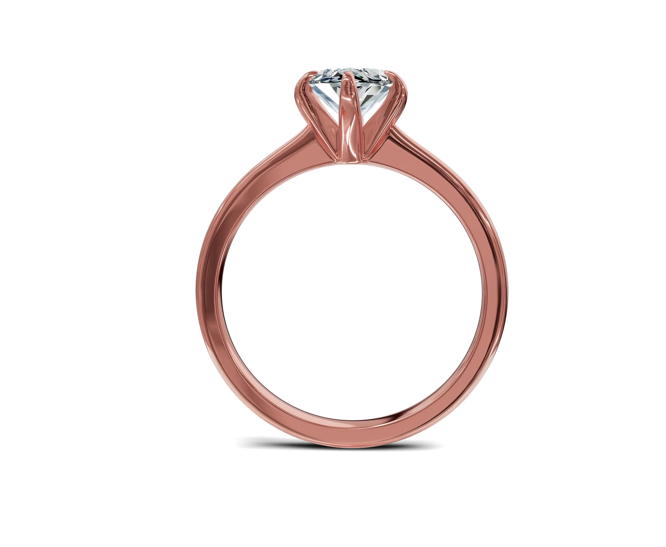 Marquise cut Solitaire Engagement Rings - Chicory Jewel