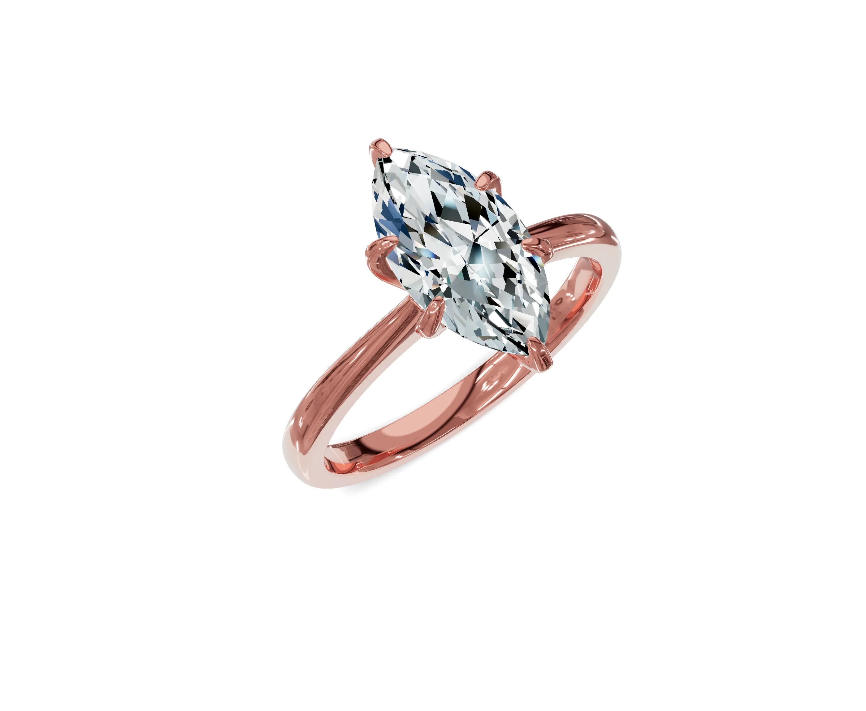1.5Ct Marquise Solitaire Engagement Ring - Chicory Jewel