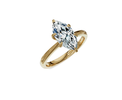 1.5Ct Marquise Solitaire Engagement Ring - Chicory Jewel