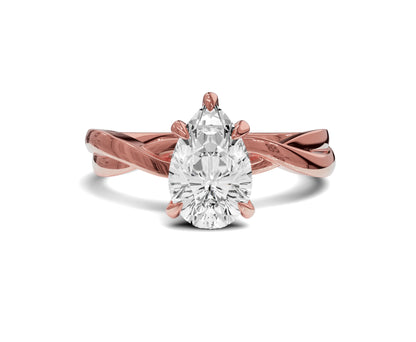 Pear diamond engagement ring | Chicory Jewel