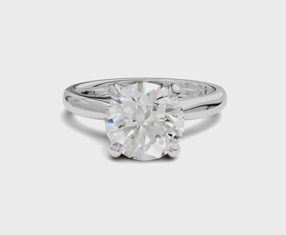 Classic Elegance 2.05ct Solitaire Round Diamond Ring