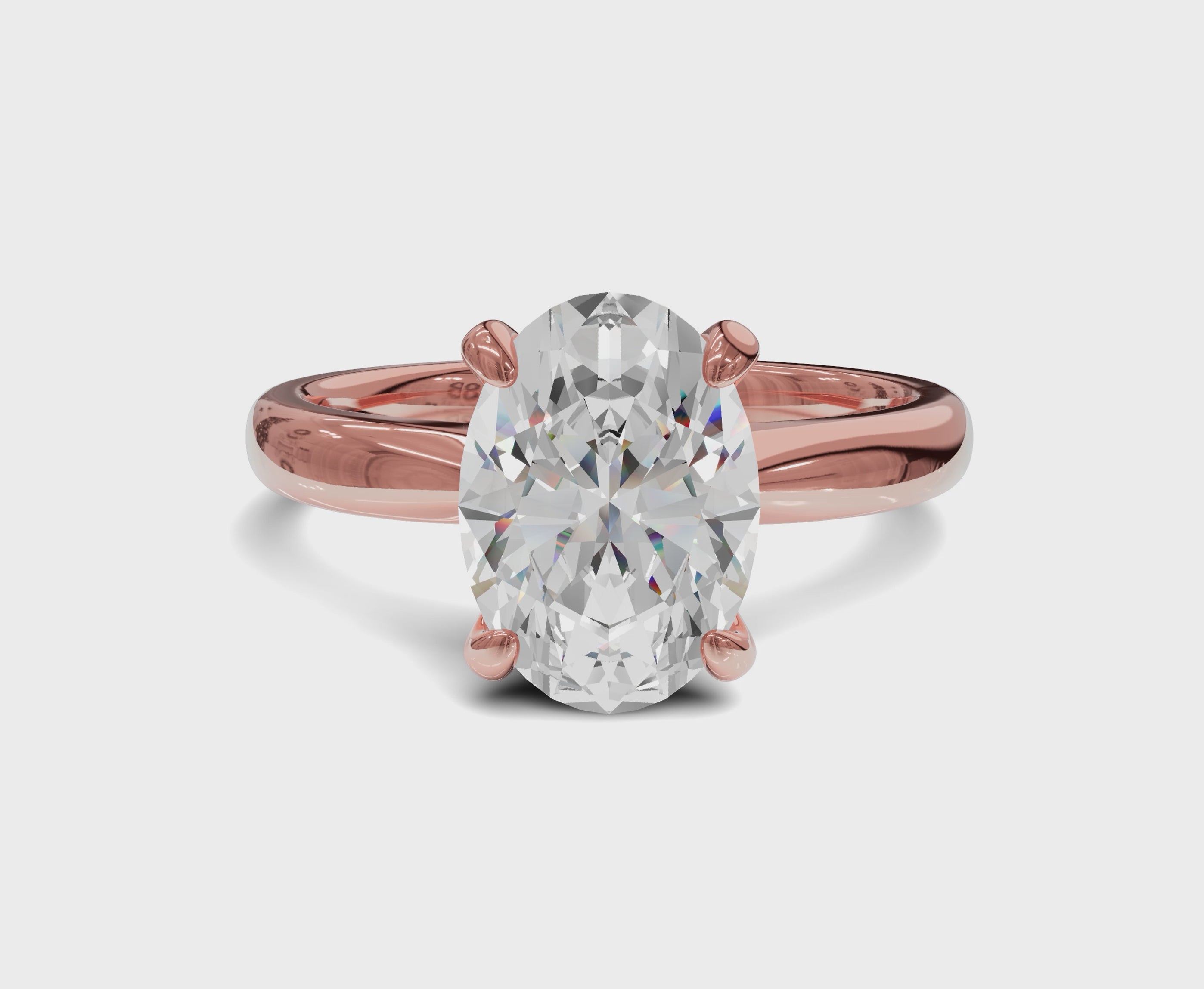 Oval Diamond Engagement Ring | Oval 2 Ct.