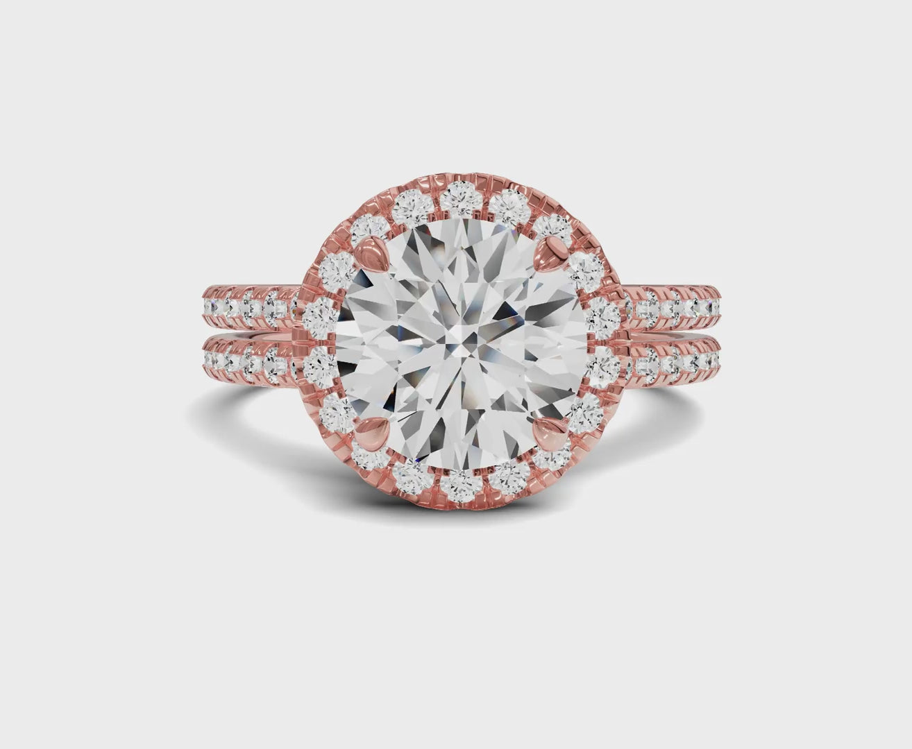 TImeless Round Cut Engagement Rings | Side Stones & Halo