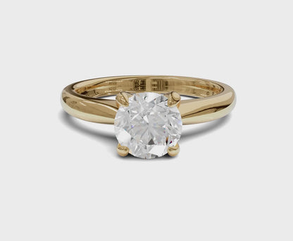 Classic Elegance 1.10ct Solitaire Round Diamond Ring