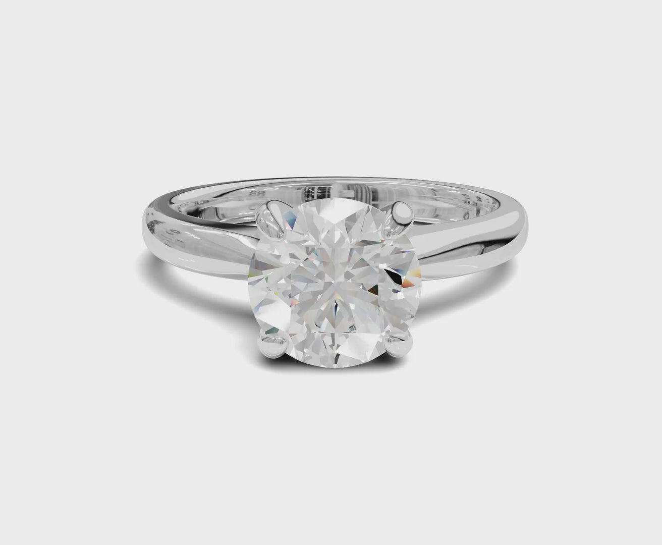Classic Elegance 1.55ct Solitaire Round Diamond Ring