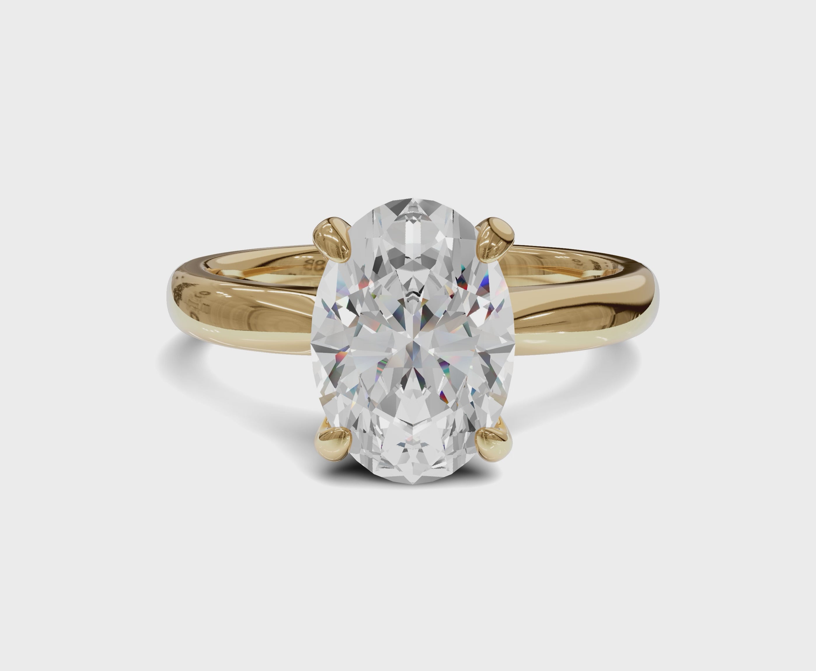 Oval Diamond Engagement Ring | Oval 2 Ct.