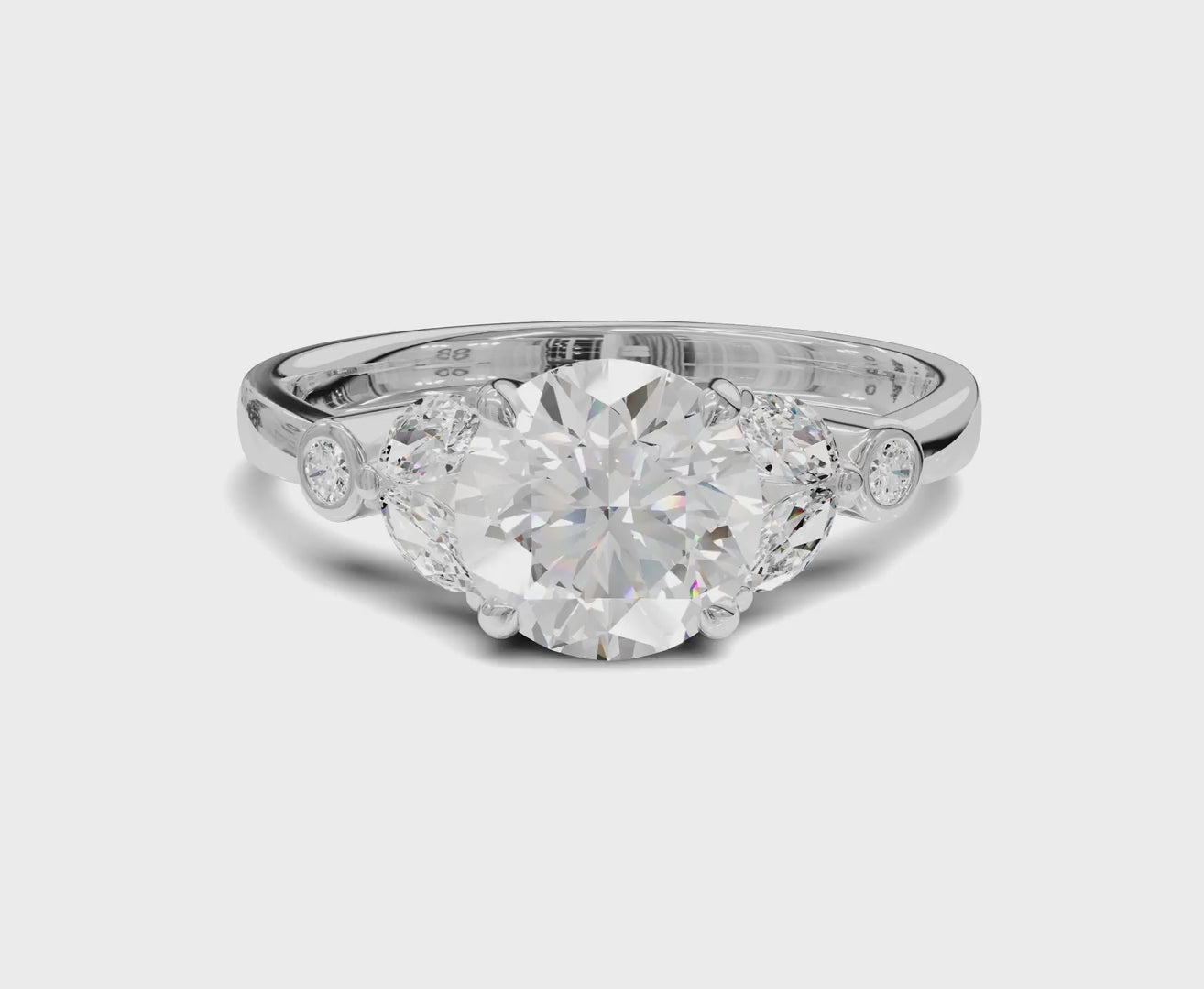 Exquisite Round Diamond Engagement Ring | 1.25ct