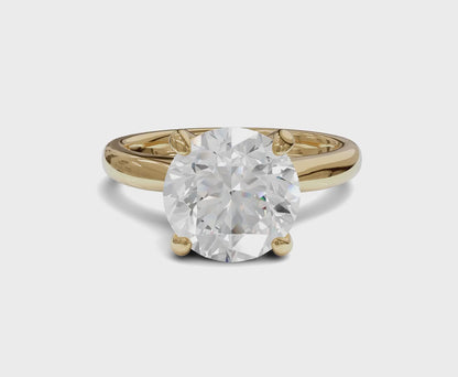 Classic Elegance 2.55ct Solitaire Round Diamond Ring