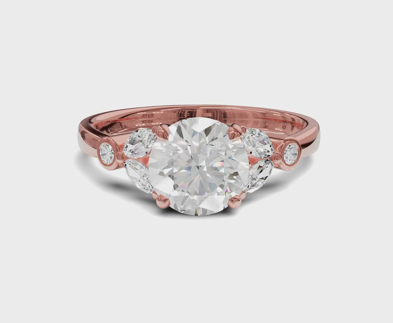 Exquisite Round Diamond Engagement Ring | 1.25ct