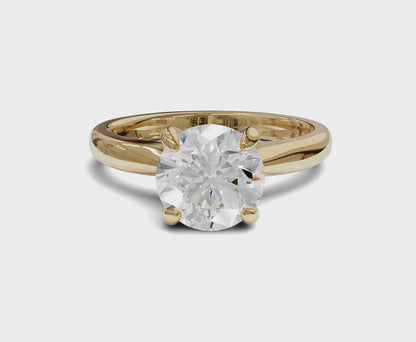 Classic Elegance 1.55ct Solitaire Round Diamond Ring